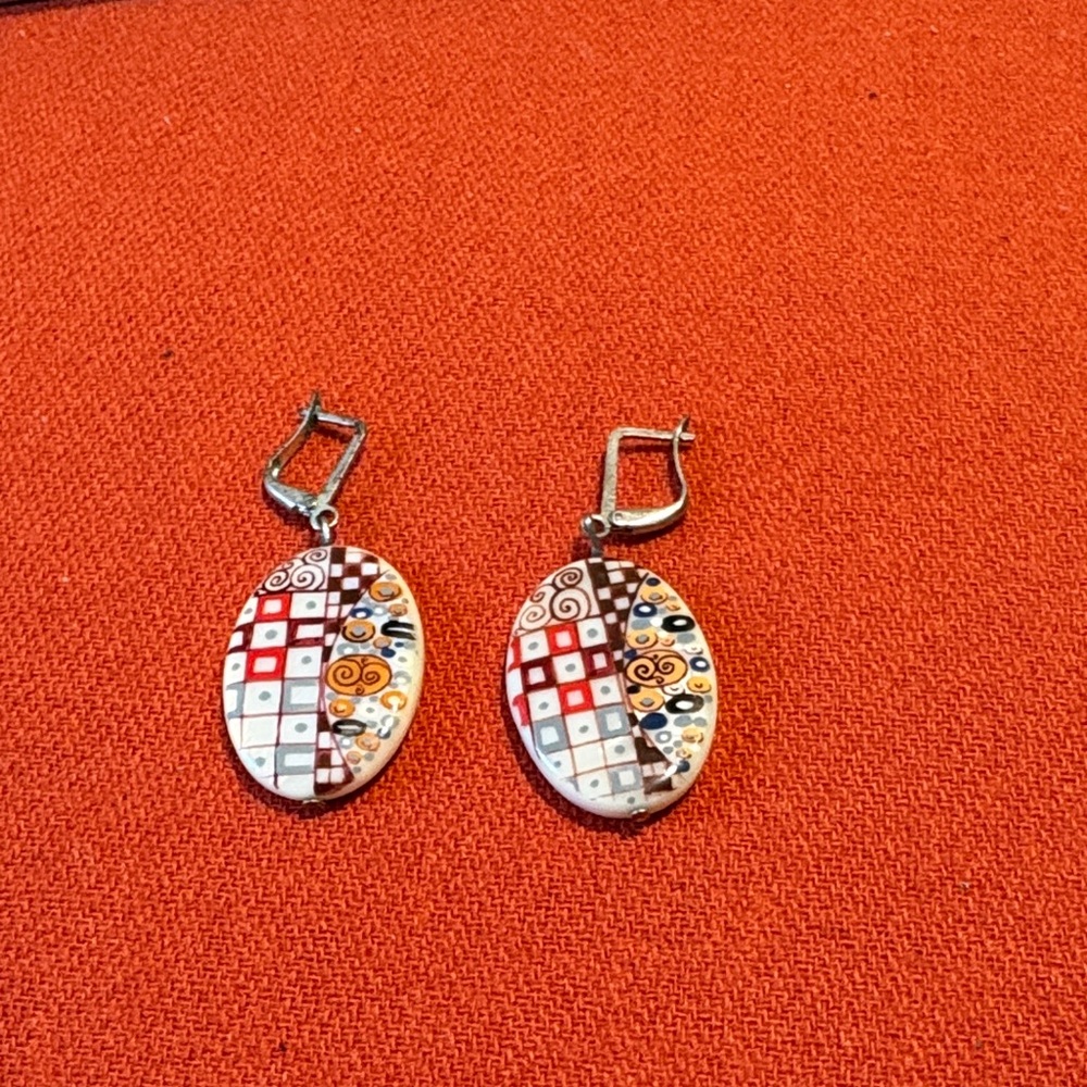 Colorful Geometric Earrings